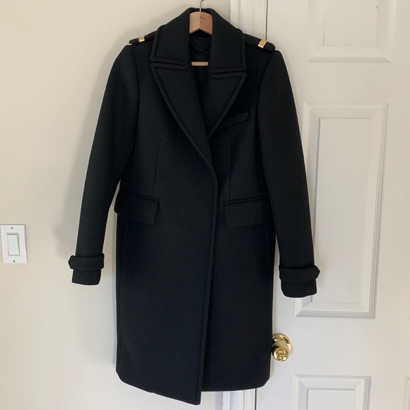 Burberry Jackets & Blazers - Burberry Prosum black coat size 40, fits like Small